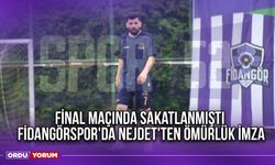 Final Maçında Sakatlanmıştı, Fidangörspor'da Nejdet'ten Ömürlük İmza