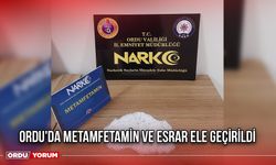 Ordu'da Metamfetamin ve Esrar Ele Geçirildi