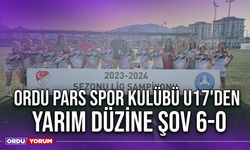 Ordu Pars Spor Kulübü U17'den Yarım Düzine Şov 6-0