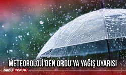 Meteoroloji'den Ordu’ya Yağış Uyarısı