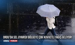 Ordu'da Sel Uyarısı! Bölgeye Çok Kuvvetli Yağış Geliyor!