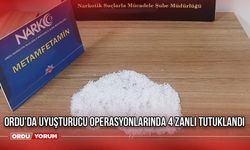 Ordu'da uyuşturucu operasyonlarında 4 zanlı tutuklandı