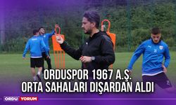 Orduspor 1967 A.Ş. Orta Sahaları Dışardan Aldı