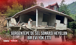 Gürgentepe’de Sel Sonrası Heyelan Bir Evi Yok Etti