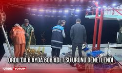 Ordu’da 6 Ayda 608 Adet Su Ürünü Denetlendi