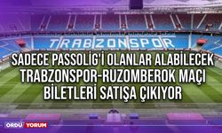 Sadece Passolig'i Olanlar Alabilecek; Trabzonspor-Ruzomberok Maçı Biletleri Satışa Çıkıyor