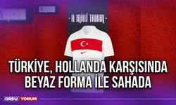 Türkiye, Hollanda Karşısında Beyaz Forma İle Sahada