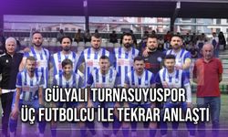 Gülyalı Turnasuyuspor Üç Futbolcu İle Tekrar Anlaştı