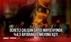 Ücretli Çalışan Sayısı Mayıs Ayında %4,3 Artarak 15 Milyonu Aştı