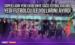 Süper Ligin Yeni Ekibi Ünye Gücü Futbol Kulübü, Yedi Futbolcu İle Yollarını Ayırdı