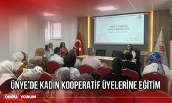 Ünye'de Kadın Kooperatif Üyelerine Eğitim