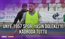 Ünye 1957 Spor, Yasin Dölekli'yi Kadroda Tuttu