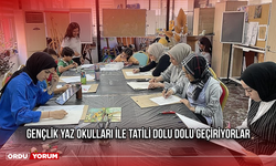 Gençlik Yaz Okulları ile tatili dolu dolu geçiriyorlar