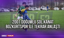 2001 Doğumlu Sol Kanat, Bozkurtspor ile Tekrar Anlaştı