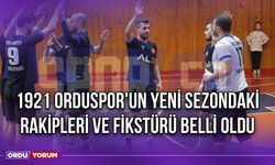 1921 Orduspor'un Yeni Sezondaki Rakipleri ve Fikstürü Belli Oldu