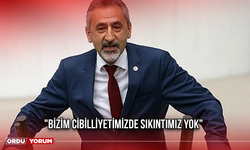 "Bizim cibilliyetimizde sıkıntımız yok"