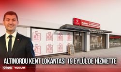 Altınordu Kent Lokantası 19 Eylül’de Hizmette