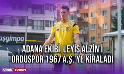 Adana Ekibi, Leyis Alzin'i Orduspor 1967 A.Ş.'ye Kiraladı