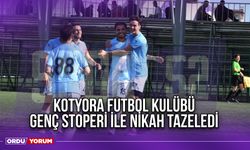 Kotyora Futbol Kulübü Genç Stoperi İle Nikah Tazeledi