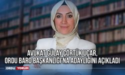 Avukat Gülay Çörtük Uçar, Ordu Baro Başkanlığı'na Adaylığını Açıkladı