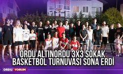 Ordu Altınordu 3x3 Sokak Basketbol Turnuvası Sona Erdi