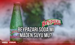 Beypazarı Soda mı maden suyu mu?