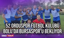 52 Orduspor Futbol Kulübü, Bolu'da Bursaspor'u Bekliyor