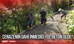 Cenazenin Dahi İnmediği Yol beton Oldu