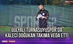 Gülyalı Turnasuyuspor'da Kaleci Doğukan Takıma Veda Etti