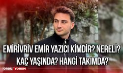 Emirivriv Emir Yazıcı Kimdir? Nereli? Kaç Yaşında? Hangi Takımda?