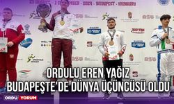 Ordulu Eren Yağız, Budapeşte'de Dünya Üçüncüsü Oldu