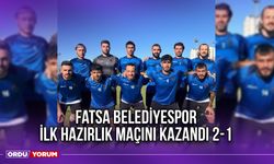 Fatsa Belediyespor İlk Hazırlık Maçını Kazandı 2-1