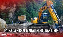 Fatsa’da Kırsal Mahalleler Onarılıyor