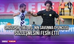 Orduspor 1967 A.Ş.'nin Savunma Oyuncusu Sözleşmesini Fesih Etti