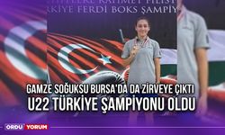 Gamze Soğuksu Bursa'da da Zirveye Çıktı, U22 Türkiye Şampiyonu Oldu