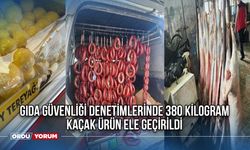 Gıda Güvenliği Denetimlerinde 380 Kilogram Kaçak Ürün Ele Geçirildi