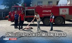 Gönüllü İtfaiyecilik Eğitimlerine Başladı