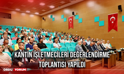 Kantin İşletmecileri Değerlendirme Toplantısı Yapıldı