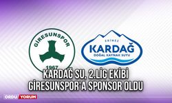 Kardağ Su, 2.Lig Ekibi Giresunspor'a Sponsor Oldu