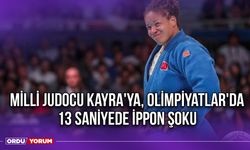 Milli Judocu Kayra'ya, Olimpiyatlar'da 13 Saniyede İppon Şoku