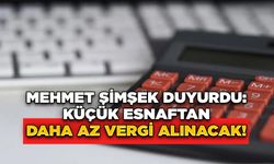 Mehmet Şimşek Duyurdu: Küçük Esnaftan Daha Az Vergi Alınacak!