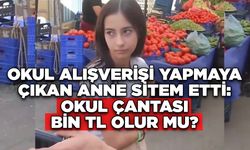 Okul Alışverişi Yapmaya Çıkan Anne Sitem Etti: Okul Çantası Bin TL Olur Mu?