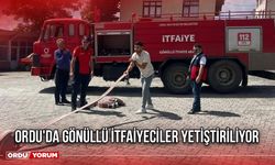 Ordu'da Gönüllü İtfaiyeciler Yetiştiriliyor