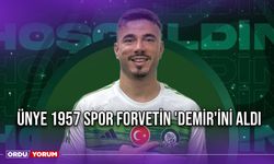 Ünye 1957 Spor Forvetin 'Demir'ini Aldı