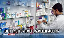 Ordu'da bugün hangi eczaneler nöbetçi? (22 Ağustos Perşembe)