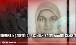 Otomobilin Çarptığı 35 Yaşındaki Kadın Hayatını kaybetti