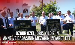 Özgür Özel İdris Yıldız’ın Anne ve Babasının Mezarını ziyaret etti