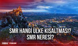 SMR hangi ülke kısaltması? SMR neresi?