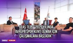 Ulaş Tepe ''2025 Yılında Avrupa Spor Kenti Olmak İçin Çalışmalara Başladık''