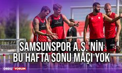 Samsunspor A.Ş.'nin Bu Hafta Sonu Maçı Yok